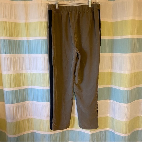 Drew Tuxedo Slacks Military Green Black Stripes Sz Medium - Picture 4 of 8